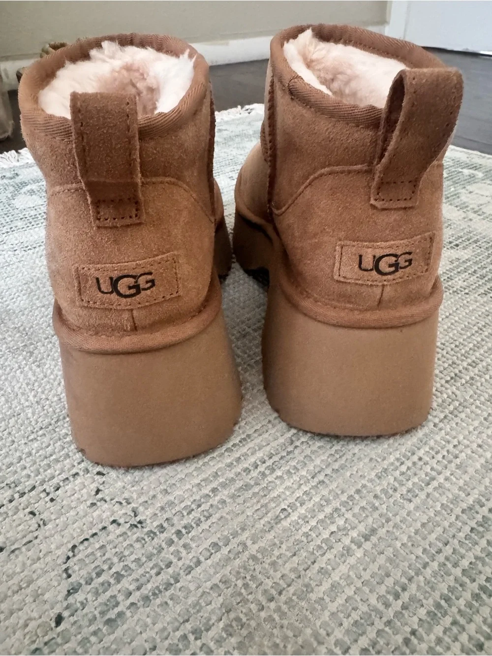 UGG platform ankle